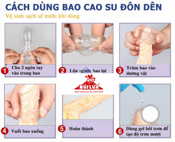 Cach Su Dung Bao Cao Su Don Den